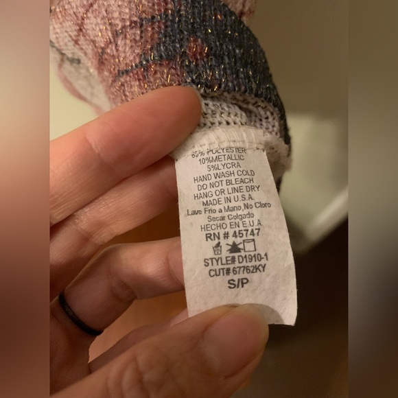 S-Twelve Size S/P Sweater Dress - Picture 5 of 6